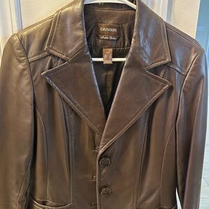 Danier Women's Brown Leather Jacket